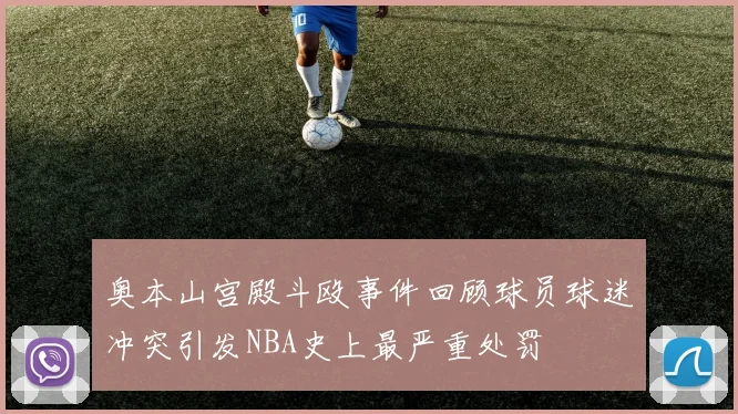 奥本山宫殿斗殴事件回顾球员球迷冲突引发NBA史上最严重处罚